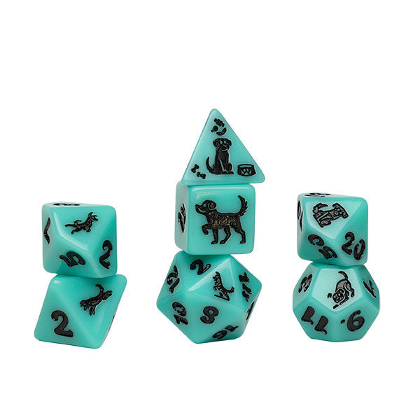 7-Die Set Animals - Seafoam Shepherd (ONLINE ORDER ONLY)