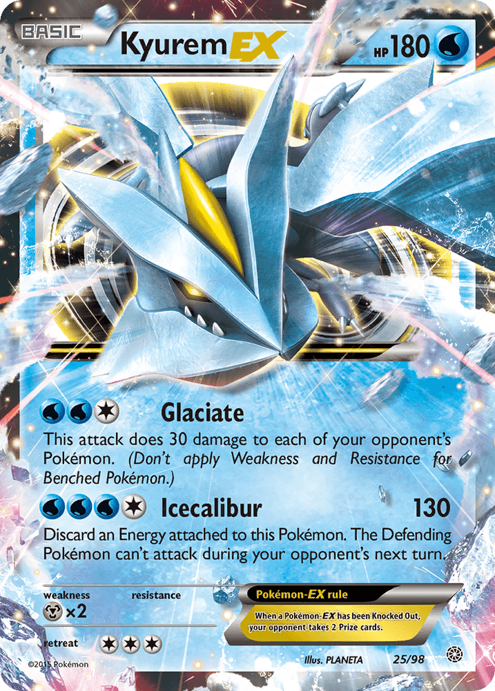 Kyurem EX (25/98) [XY: Ancient Origins] (Online Only)