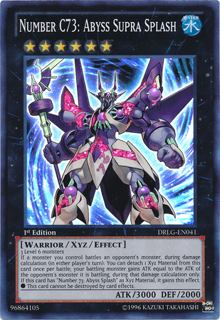 Number C73: Abyss Supra Splash [DRLG-EN041] Super Rare (ONLINE ORDER ONLY)