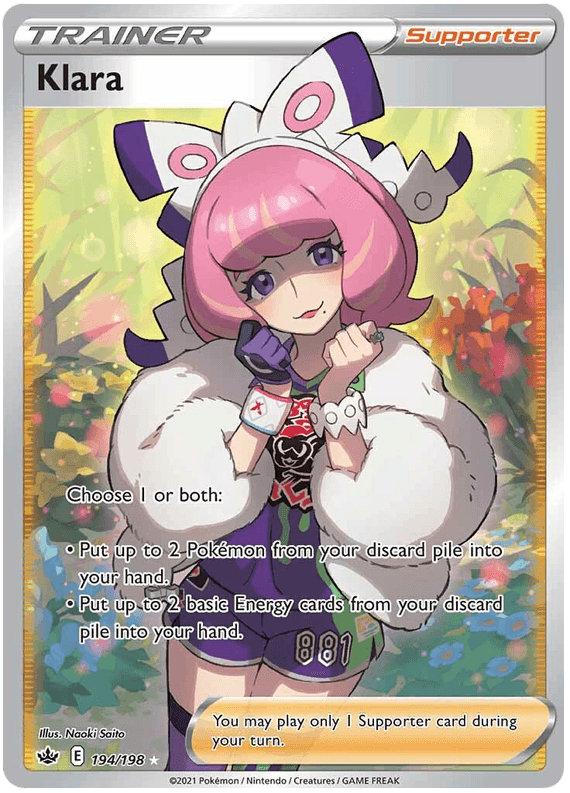 Klara (194/198) [Sword & Shield: Chilling Reign] (Online Only)