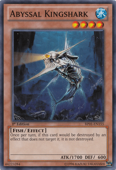 Abyssal Kingshark [BP01-EN155] Common (ONLINE ORDER ONLY)