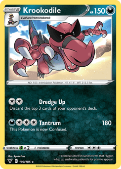 Krookodile (109/185) [Sword & Shield: Vivid Voltage] (Online Only)