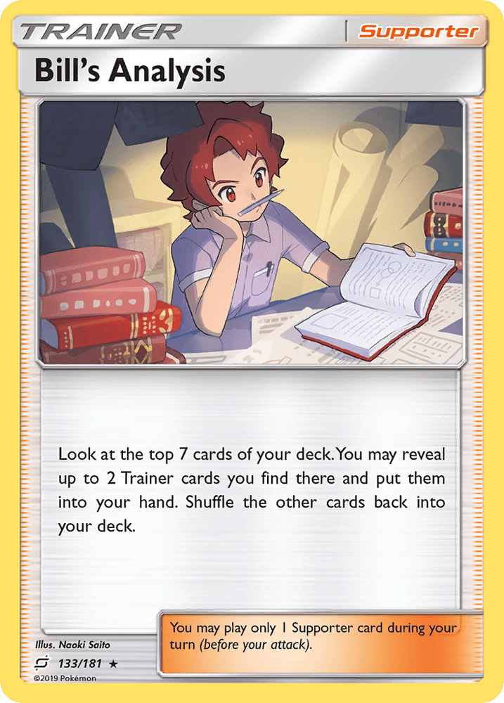 Bill's Analysis (133/181) [Sun & Moon: Team Up] (Online Only)