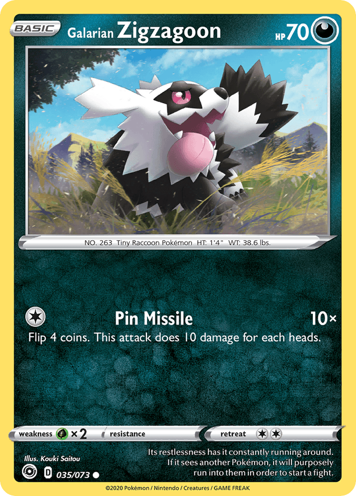 Galarian Zigzagoon (035/073) [Sword & Shield: Champion's Path] (Online Only)