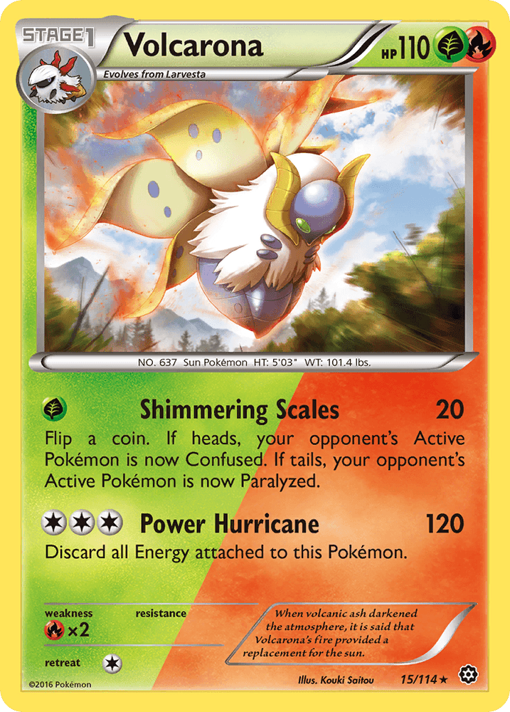 Volcarona (15/114) [XY: Steam Siege] (Online Only)