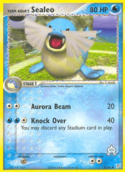 Team Aqua's Sealeo (31/95) [EX: Team Magma vs Team Aqua] (Online Only)