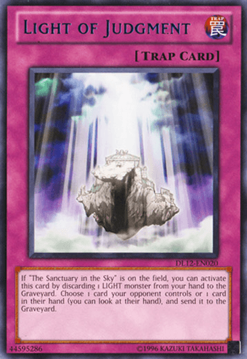 Light of Judgment (Blue) [DL12-EN020] Rare (ONLINE ORDER ONLY)