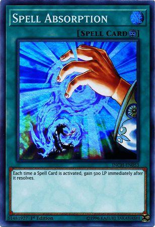 Spell Absorption [INCH-EN053] Super Rare (ONLINE ORDER ONLY)