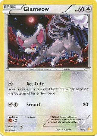 Glameow (1/30) [XY: Trainer Kit 3 - Pikachu Libre] (Online Only)
