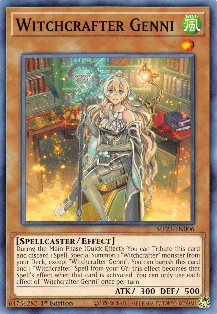 Witchcrafter Genni [MP21-EN006] Common (ONLINE ORDER ONLY)