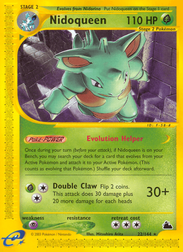 Nidoqueen (22/144) [Skyridge] (Online Only)