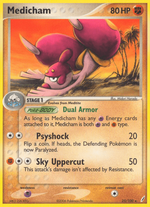 Medicham (25/100) [EX: Crystal Guardians] (Online Only)