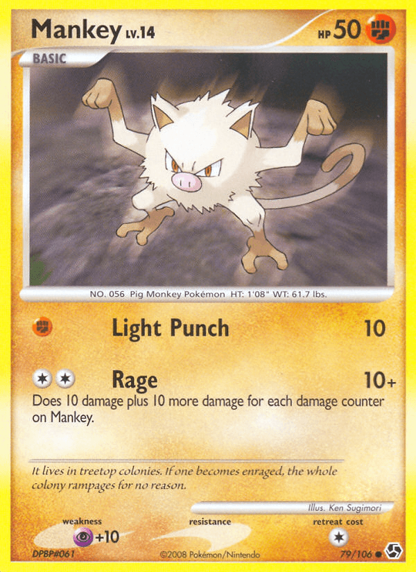 Mankey (79/106) [Diamond & Pearl: Great Encounters] (Online Only)