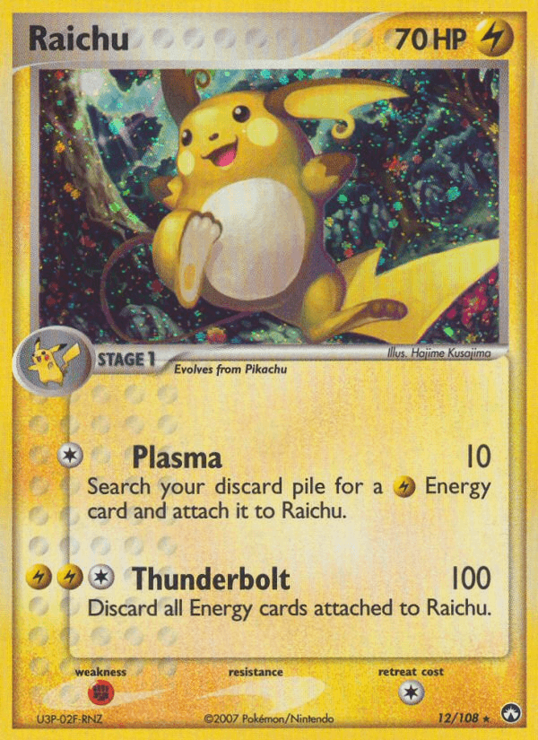 Raichu (12/108) [EX: Power Keepers] (Online Only)