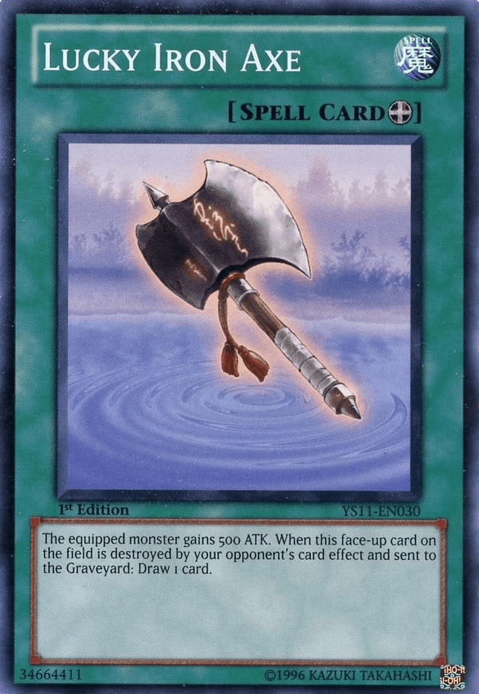 Lucky Iron Axe [YS11-EN030] Common (ONLINE ORDER ONLY)