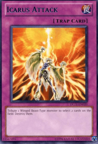 Icarus Attack (Blue) [DL11-EN020] Rare (ONLINE ORDER ONLY)