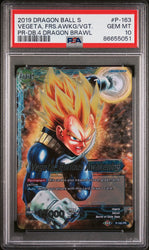 2019 DRAGON BALL SUPER 4 DRAGON BRAWL VEGETA, FRS AWAKENING #P-163 - PSA 10 (Online Order Only)
