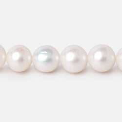 9mm Off White Off Round Freshwater Pearls 15.5 inch 47 Beads (ONLINE ORDER ONLY)