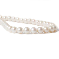 9mm Off White Off Round Pearls 15 inch 47 pieces (ONLINE ORDER ONLY)