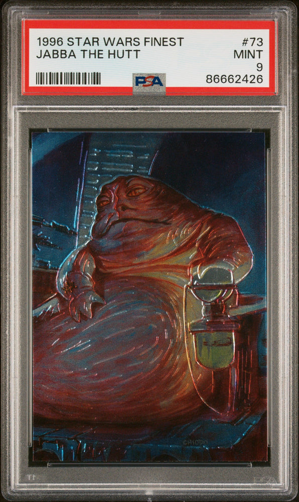 1996 STAR WARS FINEST JABBA THE HUTT  #73 - PSA 9 (Online Order Only)
