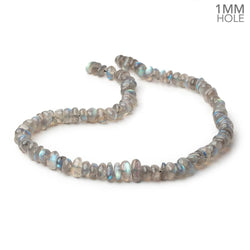 9x4-12x4mm Labradorite Plain Nugget 16 inch 94 Beads 1mm Hole AA