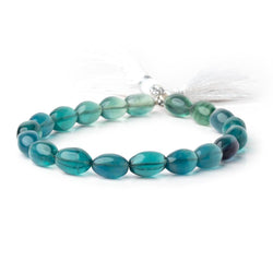 9x6-11x7mm Shaded Fluorite Plain Marquise Beads 7.5 inch 18 pieces AA (ONLINE ORDER ONLY)