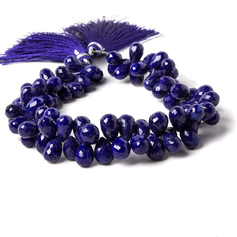9x6mm Lapis Lazuli Beads Tear Drop Briolette 8 inch 83 pieces (ONLINE ORDER ONLY)