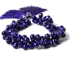 9x6mm Lapis Lazuli Beads Tear Drop Briolette 8 inch 83 pieces (ONLINE ORDER ONLY)