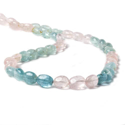 9x7-10x8mm Multi Beryl plain oval beads 16 inch 43 pieces (ONLINE ORDER ONLY)