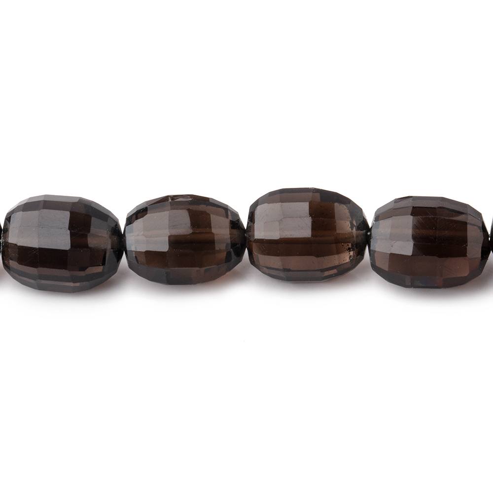 9x7-12x9mm Smoky Quartz Faceted Oval Beads 16 inch 35 pieces (ONLINE ORDER ONLY)