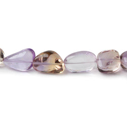 9x7-15x10mm Ametrine plain nugget beads 16 inch 37 pieces (ONLINE ORDER ONLY)