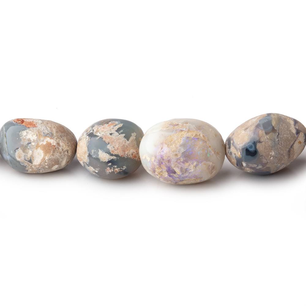 9x7-15x12mm Australian Opal Plain Nugget Beads 18 inch 36 pieces AA (ONLINE ORDER ONLY)