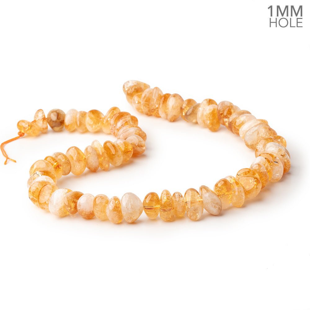 9x8-17x10mm Bi-Color Citrine Plain Nugget Beads 16 inch 63 pieces (ONLINE ORDER ONLY)