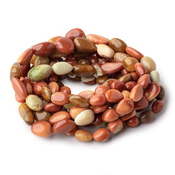 9x8-18x10mm Multi Color Fire Opal Plain Nugget Beads 16.5 inch 30 pieces (ONLINE ORDER ONLY)