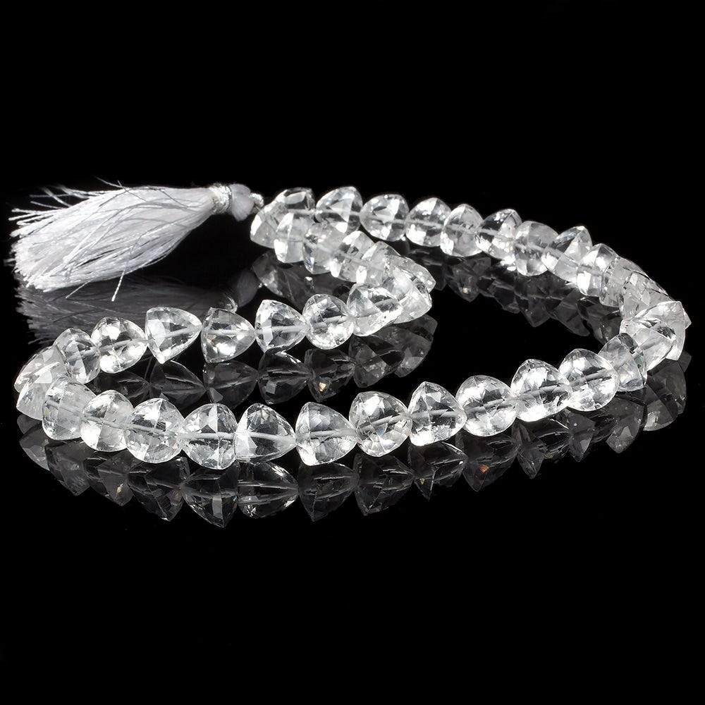 9x9-10x10m Crystal Quartz Straight Drill Trillions 15 inch 42 pieces AAA (ONLINE ORDER ONLY)
