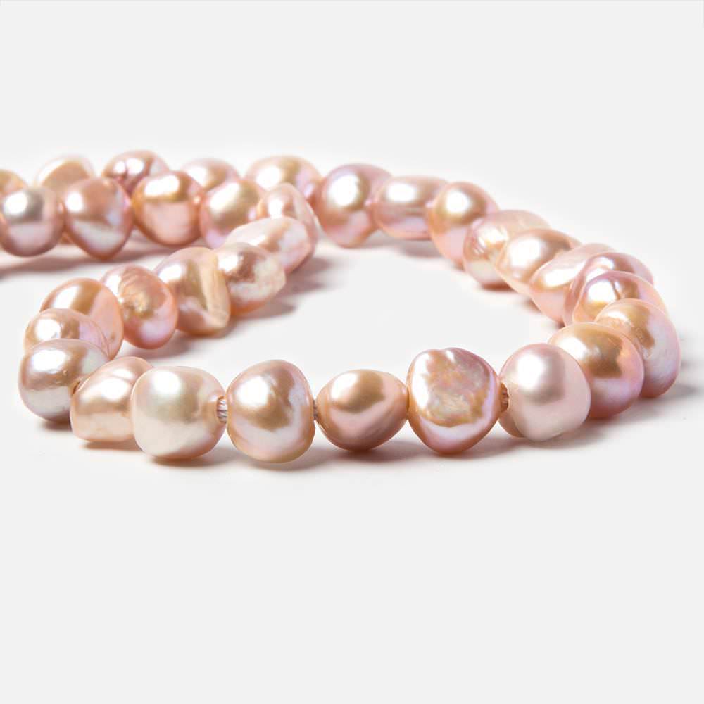 9x9.5-9.5x11mm Dark TriColor Baroque 2.5mm large hole Pearls 15 in. 43 pcs (ONLINE ORDER ONLY)