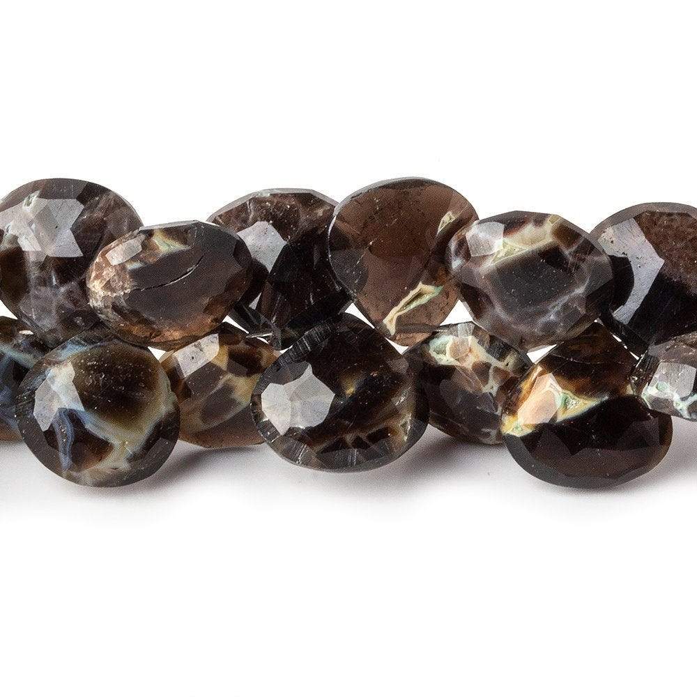 9x9mm Rapid City Jasper Faceted Hearts 8 inch 48 beads (ONLINE ORDER ONLY)