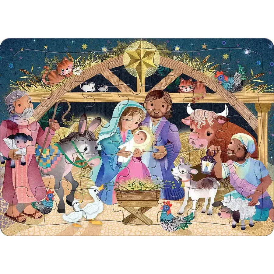 A Child is Born 35 Piece Tray Jigsaw Puzzle Cobble Hill (ONLINE ORDER ONLY)