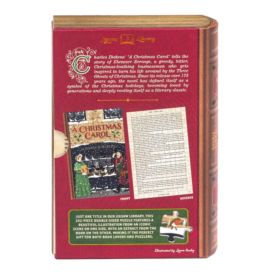 A Christmas Carol 252 Piece Double-Sided Jigsaw Puzzle Professor Puzzle (ONLINE ORDER ONLY)