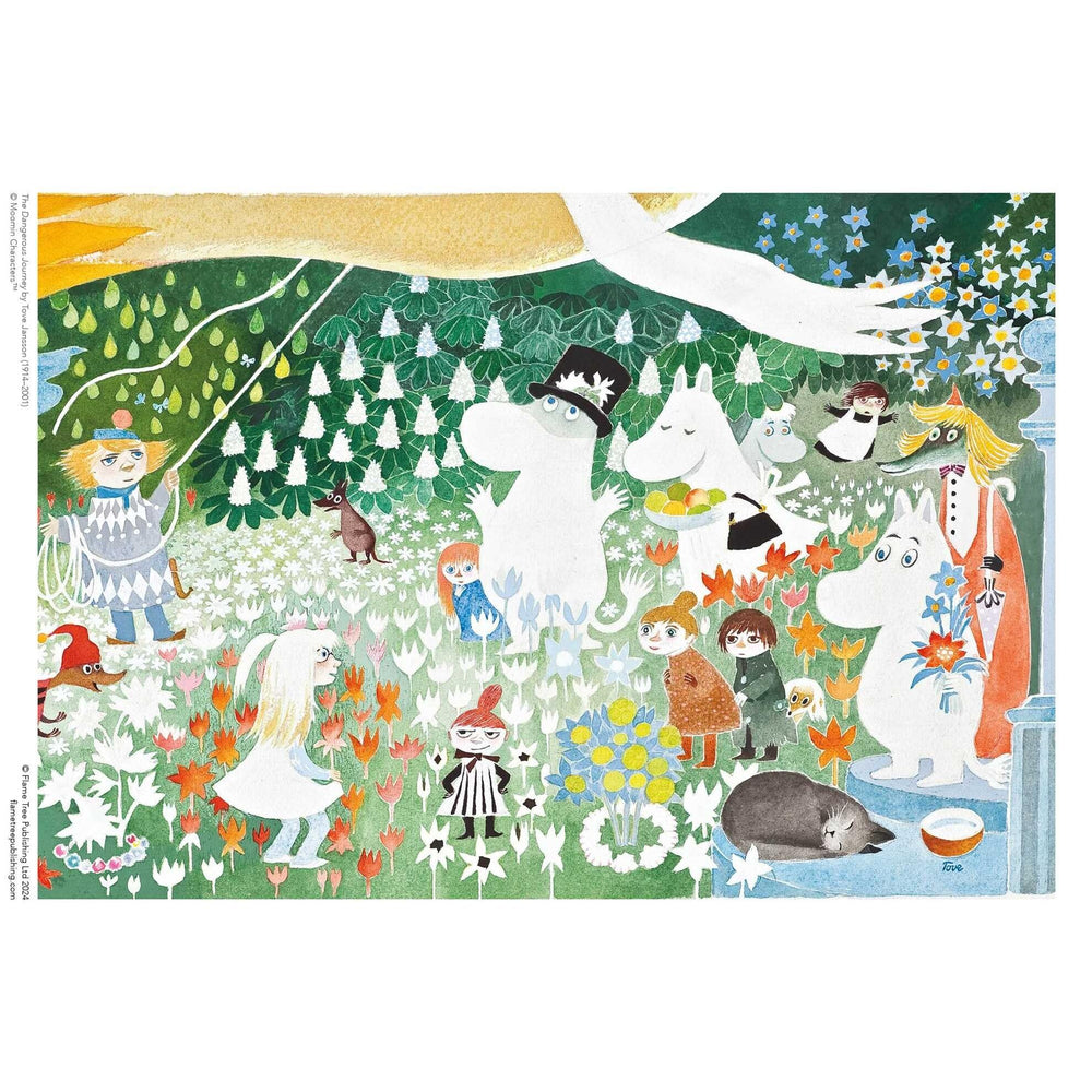 A Dangerous Journey Moomin 1000 Piece Jigsaw Puzzle Flame Tree (ONLINE ORDER ONLY)