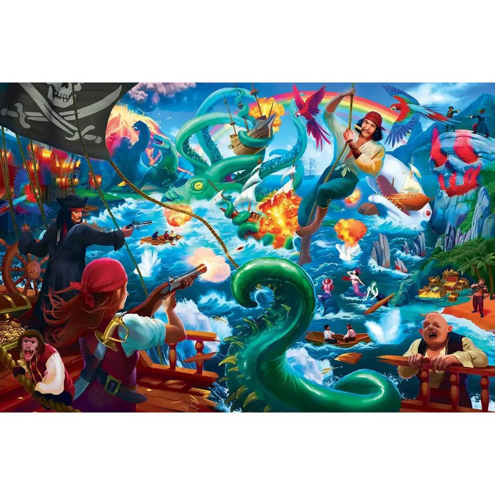A Pirate's Life for Me 1000 Piece Jigsaw Puzzle Toynk (ONLINE ORDER ONLY)