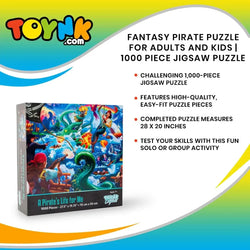 A Pirate's Life for Me 1000 Piece Jigsaw Puzzle Toynk (ONLINE ORDER ONLY)