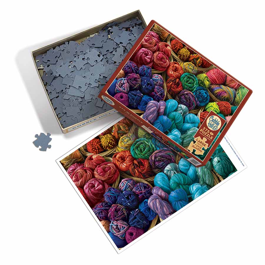 A Yen for Yarn 275 Large Piece Jigsaw Puzzle Cobble Hill (ONLINE ORDER ONLY)
