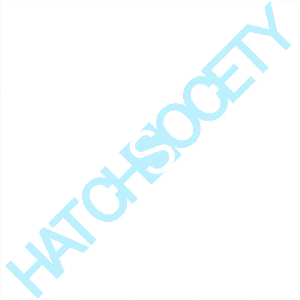 Hatch Society Car Stickers Windshield Banner JDM Graphics Fits Low Stance Decoration Sticker Die Cutting Vinyl Decals (ONLINE ORDER ONLY)