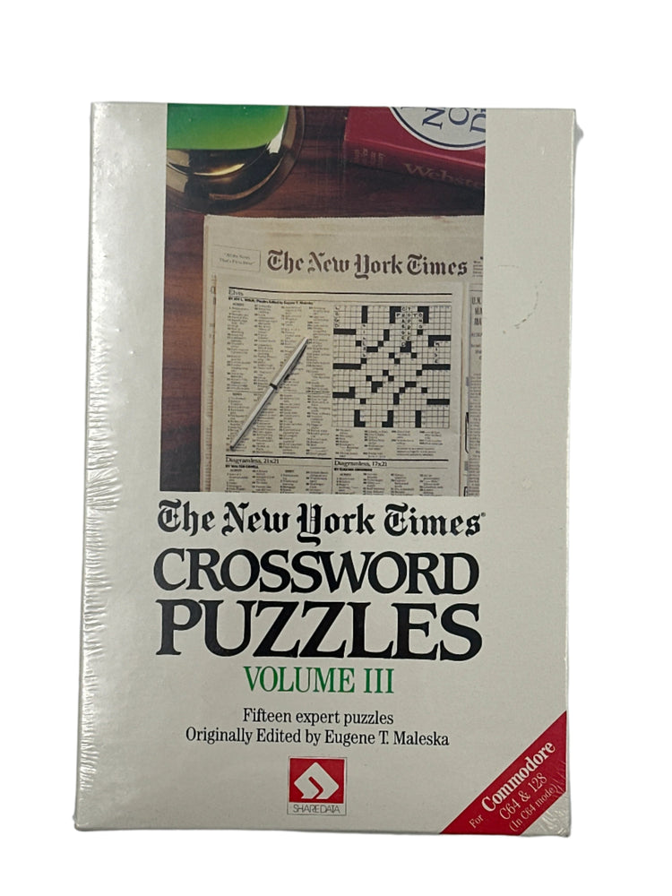 The New York Times Crossword Puzzle Vol.3 - Commodore 64 | Commodore 128 (Online Order Only)