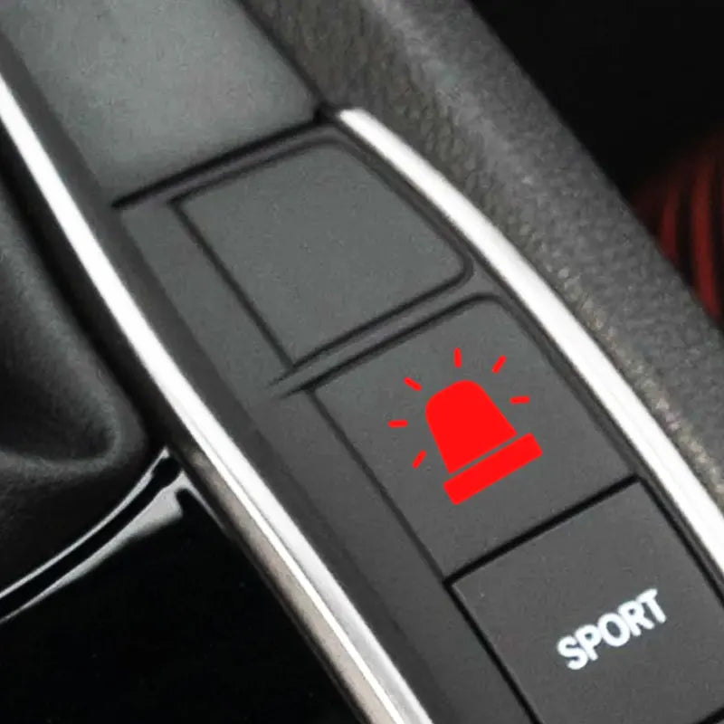 1.5Cm Funny Nuclear Bom Car Stickers Decorate Your car's Interior Buttons Sticker  Grind Gears Ejection Seat Fighter Jet Decals (ONLINE ORDER ONLY)