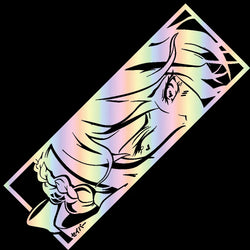 Saber | Artoria Pendoragon | Fate/Stay Night Car Stickers Anime Beautiful Girl Sticker Decoration Window Laser Vinyl Decals (ONLINE ORDER ONLY)