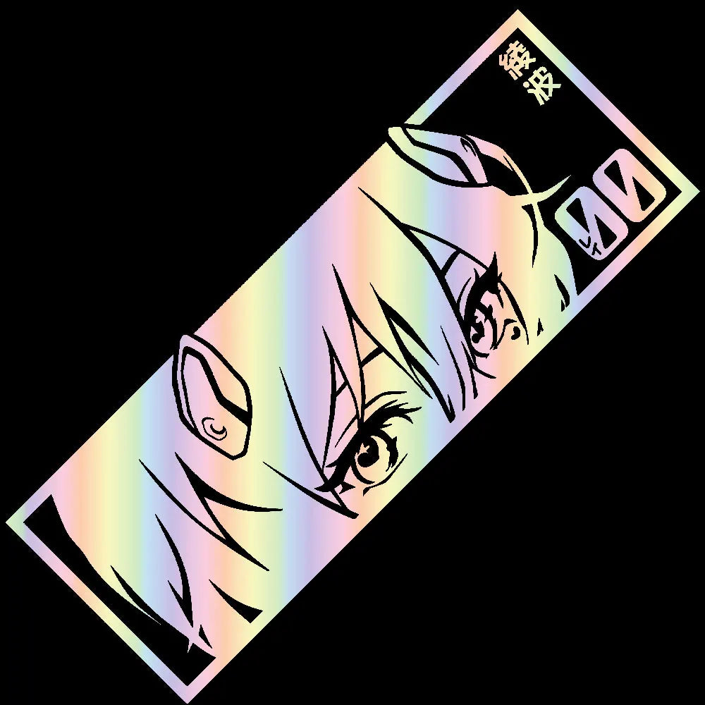 Rei Ayanami 00 Car Sticker Window Decoration Anime Beautiful Girl Stickers Laptop Computer Auto Parts Vinyl Decals (ONLINE ORDER ONLY)
