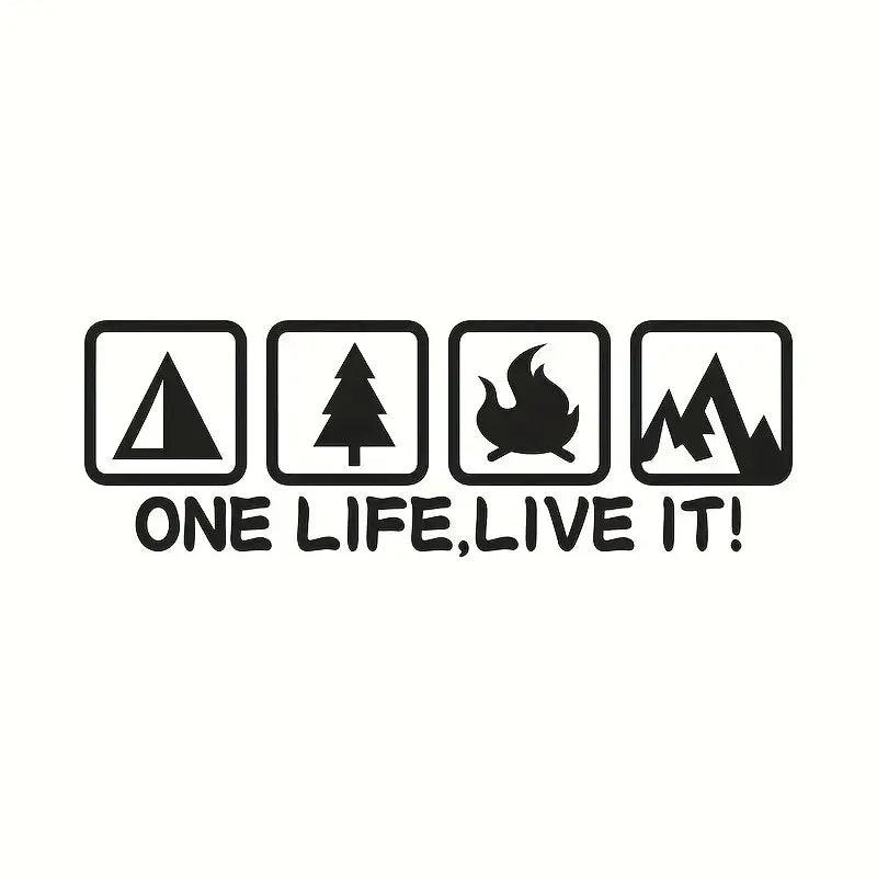 Outdoor Personalized RV Camping Car Modification Accessories Car Stickers Pull-up Car Rear Stickers Car Stickers (ONLINE ORDER ONLY)