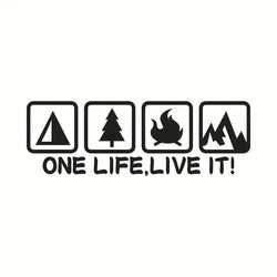 Outdoor Personalized RV Camping Car Modification Accessories Car Stickers Pull-up Car Rear Stickers Car Stickers (ONLINE ORDER ONLY)